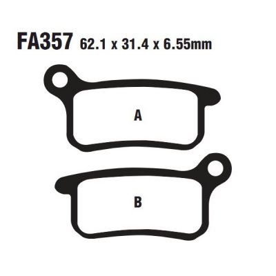 Тормозные колодки EBC FA357R