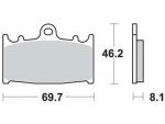 Тормозные колодки Lucas TRW – MCB602