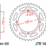 Звезда задняя JTR1466.46