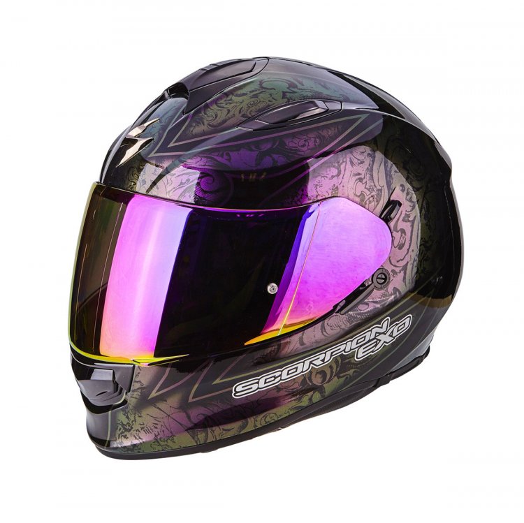 Moto Helmet Purple