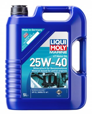 Моторное масло Liqui Moly Marine 4T Motor Oil 25W-40 (Минеральное) 5л