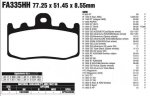 EBC Тормозные колодки FA335HH DOUBLE H Sintered