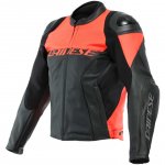 Dainese Куртка кожаная RACING 4 628 Black/Fluo-Red