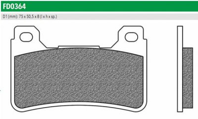 Newfren FD0364SP Тормозные колодки дисковые мото ROAD TTPRO SINTERED (FDB2181ST) 