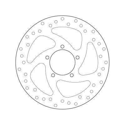 BREMBO 68B407P6 Тормозной диск