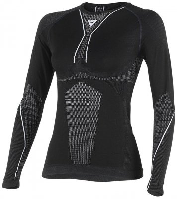 Термобелье Dainese футболка женск. дл.рукав D-CORE DRY BLK/WHITE