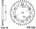 Звезда задняя JTR1342.43