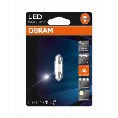 Osram 6498WW-01B Светодиодные лампы вспомогательного освещения C5W 12V 1W 4000K