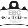 Тормозные колодки для мотоциклов EBC FA606