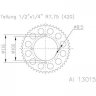 Звезда задняя алюминиевая Esjot 51-13015 49 зубьев (JTA461.49)