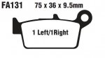 Тормозные колодки AHL FA131-S