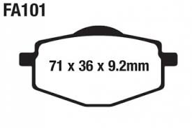 Тормозные колодки EBC FA101