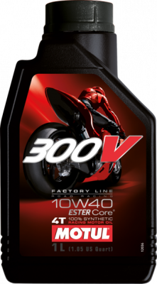 Motul 300V 4T Factory Line 10W40 спортивное моторное масло (1л)