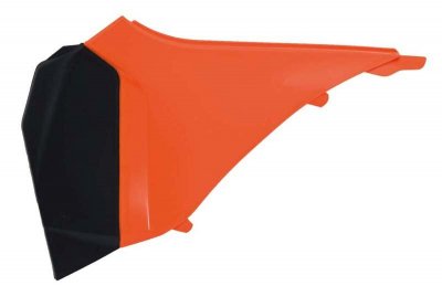 Боковина воздушного фильтра левая SX/SXF/EXC/EXCF оранжево-черная