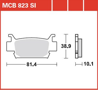 Тормозные колодки Lucas TRW – MCB823SI