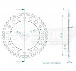 Звезда задняя приводная Esjot 50-29062 42 зуба Husqvarna 900 Nuda 12-14