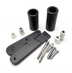 Слайдеры LBA для мотоцикла Kawasaki Ninja 650 09-11, без резки пластика