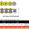 Цепь Regina 428ORN-134 звен.