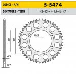 Звезда задняя Sunstar 5-5474-43 алюминиевая (JTR479.43)