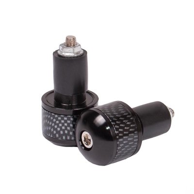 Грузики руля универсальные 22мм карбон черные