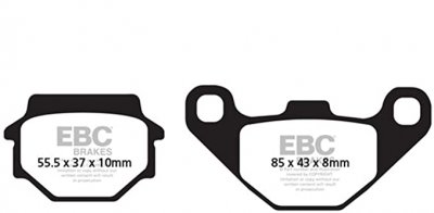 Тормозные колодки EBC FA67R