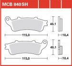 Тормозные колодки Lucas TRW – MCB840SH