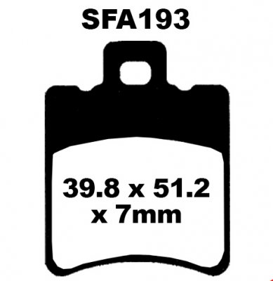 Тормозные колодки EBC SFA193