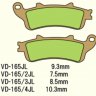 Тормозные колодки Vesrah VD-165/3JL