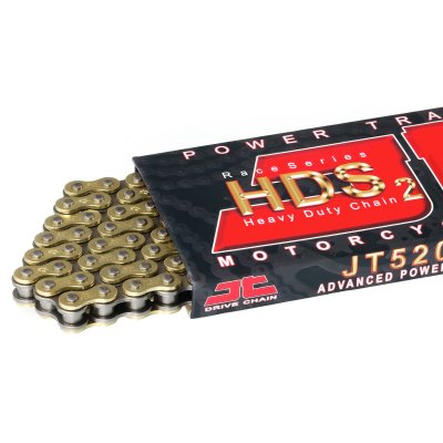 Цепь JTC 520HDS GB золотая 112 звеньев