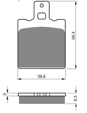 Тормозные колодки дисковые GOLDfren 087 K5