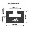Garland 10-5375-0-03-12 Скользящая направляющая (склиз) 1365 мм, графитовый