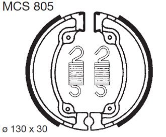 Тормозные колодки Lucas TRW – MCS805