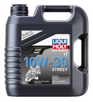 Моторное масло Liqui Moly Motorbike 4T Street 10W-30 (HC-синтетическое) 4л