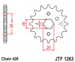 Звезда передняя JTF1263.11