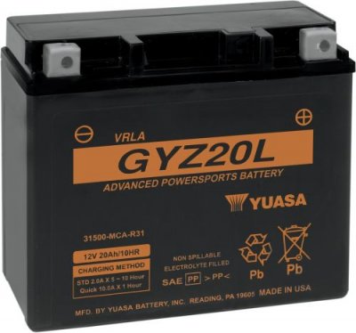 Аккумулятор YUASA GYZ20L