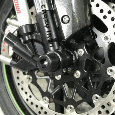 Crazy Iron 4029116 Слайдеры в ось переднего колеса KAWASAKI ZX-10R 11- , Ninja H2, Ninja H2R 15-