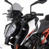 MRA Ветровое стекло для DUKE 125 / 390 2017- Sport-Screen SP, цвет Серый