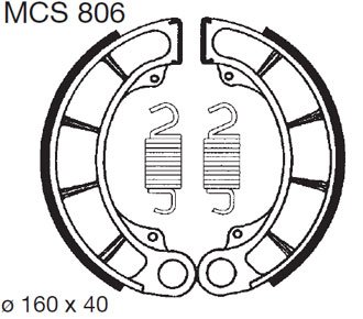 Тормозные колодки Lucas TRW – MCS806