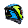 AGV Шлем K5S CORE BLACK/CYAN/YELLOW FLUO