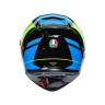 AGV Шлем K5S CORE BLACK/CYAN/YELLOW FLUO