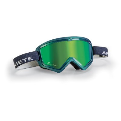 Очки Ariete MUDMAX RACER - METALLIC GREEN - GREEN LENS - GREY STRAP