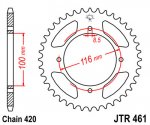 Звезда задняя JTR461.50