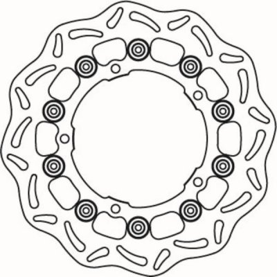 Тормозной диск передний GOLDfren 603-008F-1