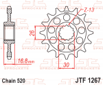 Звезда ведущая JTF1267.16