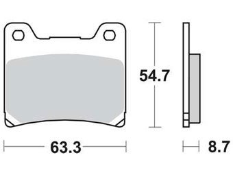 Тормозные колодки Lucas TRW – MCB530