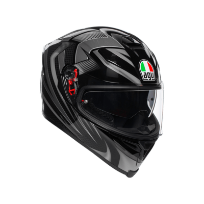 AGV Шлем K5S HURRICANE 2.0 BLACK/SILVER