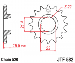 Звезда передняя JTF582.15