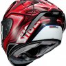 Шлем SHOEI X-Spirit III AERODYNE красно-черно-белый