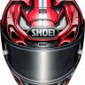 Шлем SHOEI X-Spirit III AERODYNE красно-черно-белый