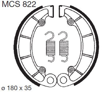 Тормозные колодки Lucas TRW – MCS822